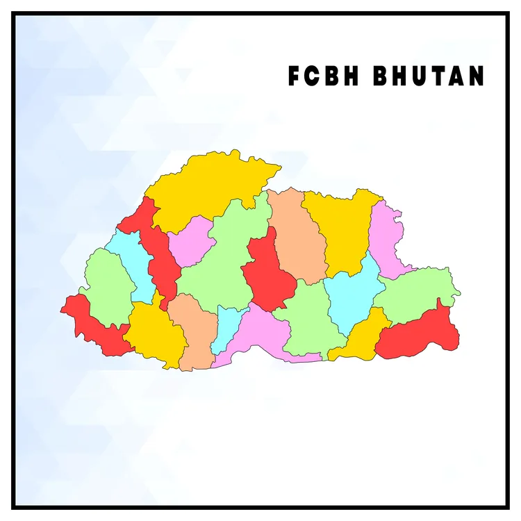 Bhutan map